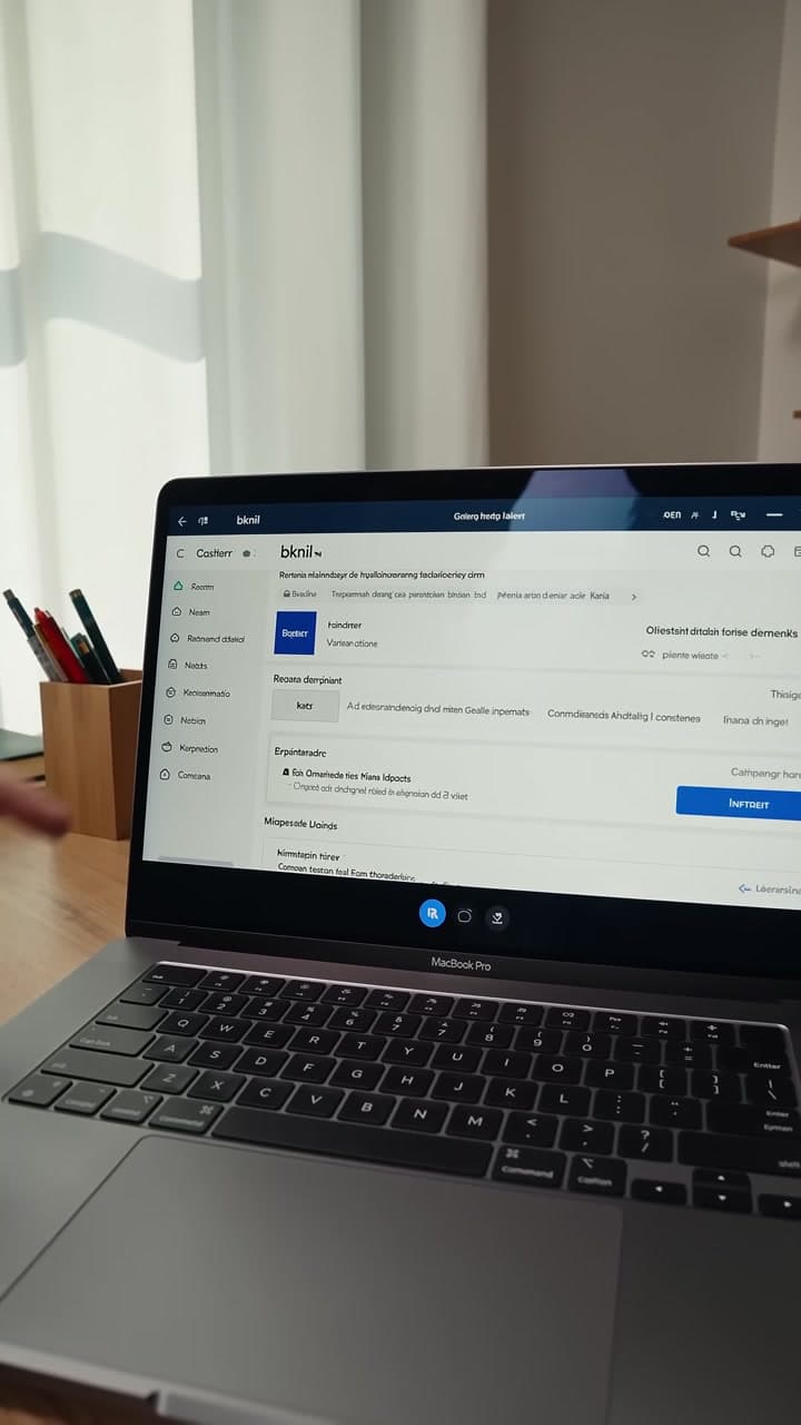 Video vertical de Bknil transformando datos de un negocio en contenido SEO y una página pública con IA. — scene 2
