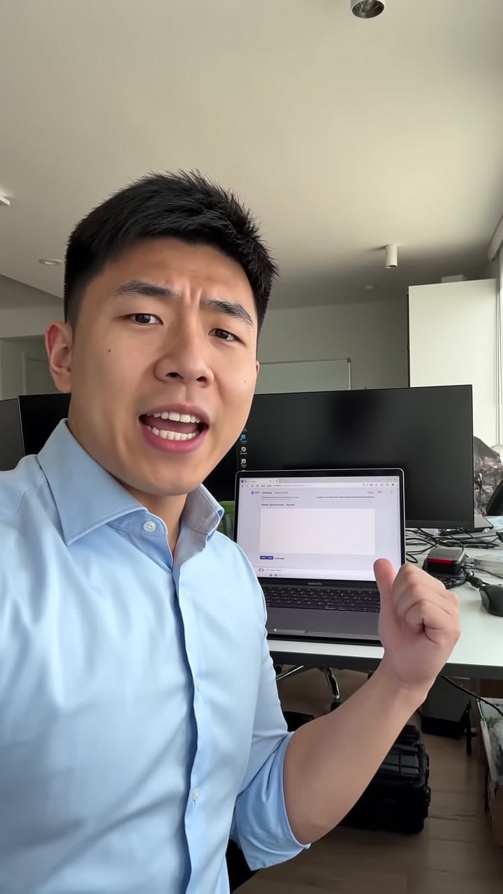 展示Bknil将企业信息整理成AI搜索内容和公开页面的竖屏宣传视频。 — scene 1