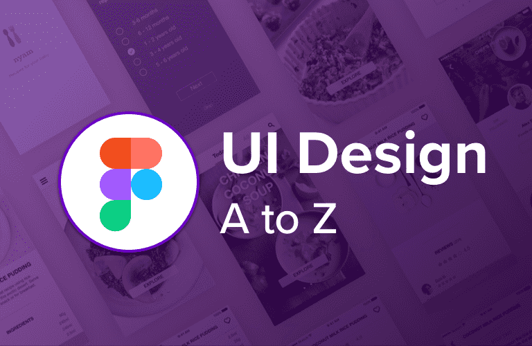 피그마 UI 디자인 A to Z 강의 커버 이미지