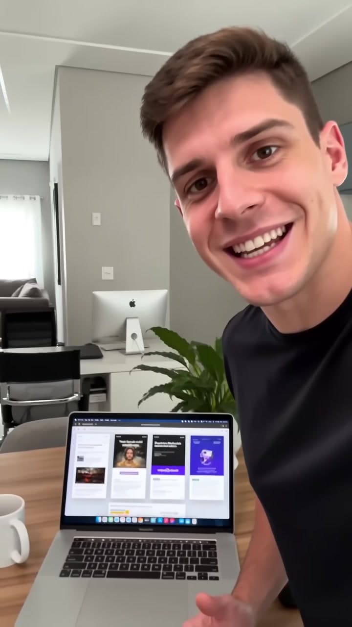 Vídeo vertical do Bknil transformando dados de uma empresa em conteúdo SEO e página pública com IA. — scene 3